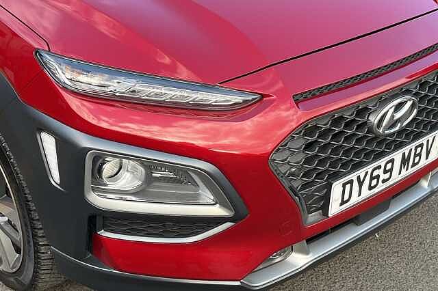 Hyundai KONA 1.6 T-GDi Blue Drive Premium GT 5dr 4WD DCT Red
