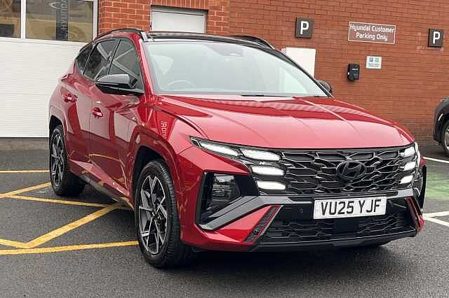 Hyundai TUCSON 1.6T Hybrid N Line S 5dr Auto Red