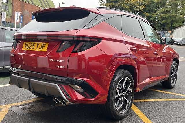 Hyundai TUCSON 1.6T Hybrid N Line S 5dr Auto Red