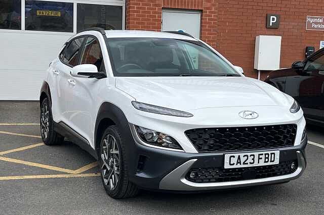 Hyundai KONA 1.6 GDi Hybrid Premium 5dr DCT White