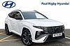 Hyundai TUCSON 1.6T Hybrid N Line 5dr Auto White