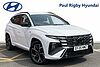 Hyundai TUCSON 1.6T Plug-in Hybrid N Line 5dr Auto White