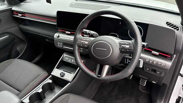 Hyundai KONA 1.6T 138 N Line 5dr DCT Petrol Hatchback Special Solid - Atlas White