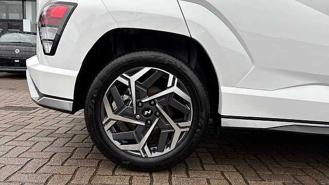 Hyundai KONA 1.6T 138 N Line 5dr DCT Petrol Hatchback Special Solid - Atlas White