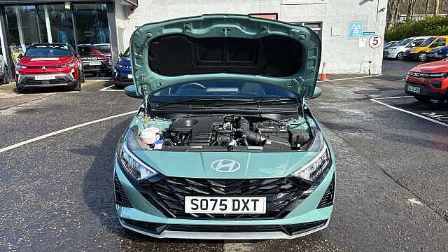 Hyundai I20 1.0T GDi 90 Tech Line 5dr Petrol Hatchback Mangrove Green - Pearl