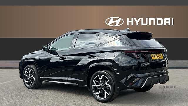 Hyundai TUCSON 1.6T 239 Hybrid N Line 5dr Auto Hybrid Estate Black