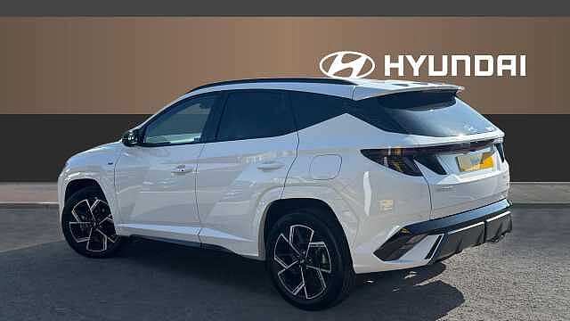 Hyundai TUCSON 1.6T 239 Hybrid N Line 5dr Auto Hybrid Estate Special Solid - Atlas White