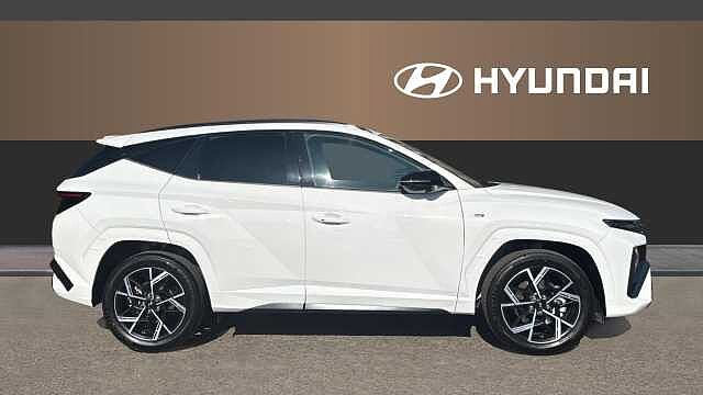 Hyundai TUCSON 1.6T 239 Hybrid N Line 5dr Auto Hybrid Estate Special Solid - Atlas White