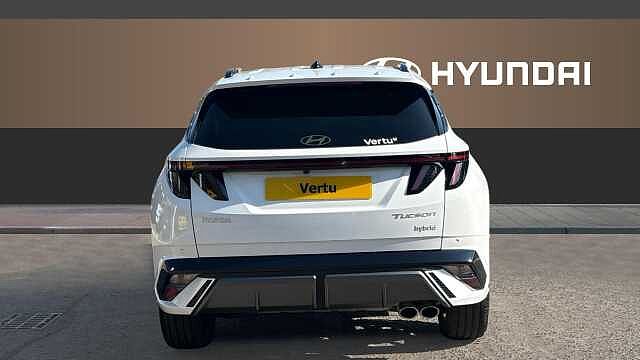 Hyundai TUCSON 1.6T 239 Hybrid N Line 5dr Auto Hybrid Estate Special Solid - Atlas White