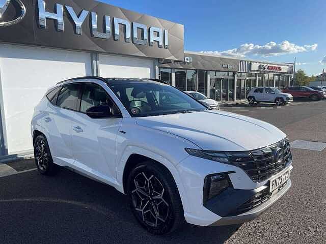 Hyundai TUCSON 1.6 TGDi N Line S 5dr 2WD White