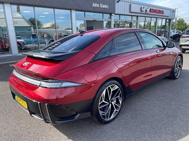 Hyundai IONIQ 6 168kW Premium 77kWh 4dr Auto Red