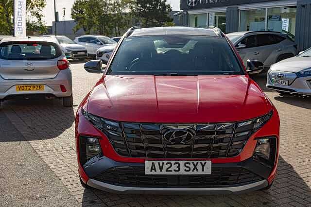 Hyundai TUCSON 1.6 TGDi Hybrid 230 N Line S 5dr 2WD Auto Engine Red
