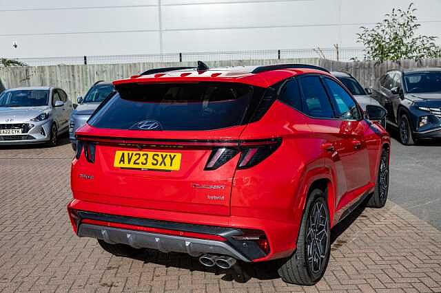 Hyundai TUCSON 1.6 TGDi Hybrid 230 N Line S 5dr 2WD Auto Engine Red