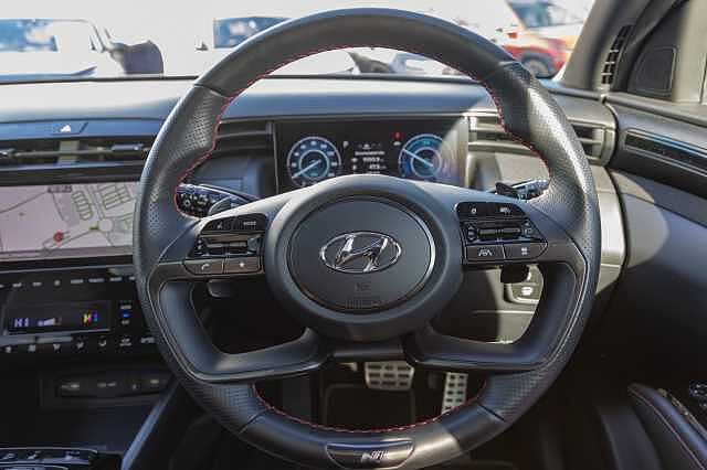 Hyundai TUCSON 1.6 TGDi Hybrid 230 N Line S 5dr 2WD Auto Engine Red