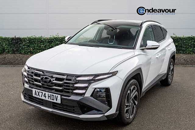 Hyundai TUCSON 1.6T Hybrid Ultimate 5dr Auto Atlas White