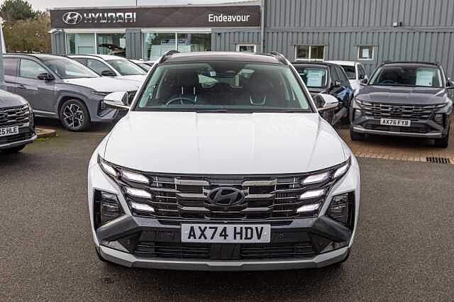 Hyundai TUCSON 1.6T Hybrid Ultimate 5dr Auto Atlas White