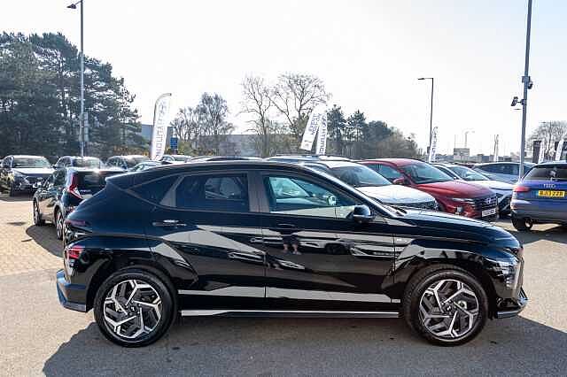 Hyundai KONA 1.6 Hybrid 138 N Line S 5dr DCT Abyss Black
