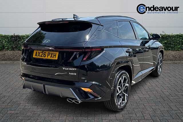 Hyundai TUCSON 1.6T 239 Hybrid N Line Edition 5dr Auto Abyss Black