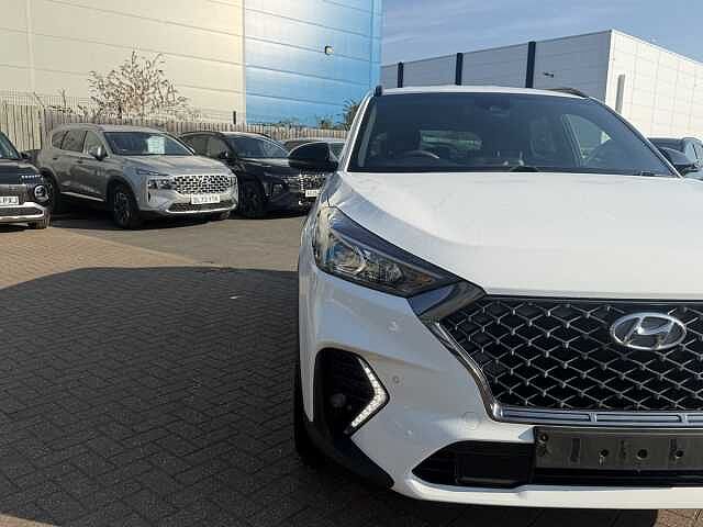 Hyundai TUCSON 1.6 TGDi 177 N Line 5dr 2WD Atlas White