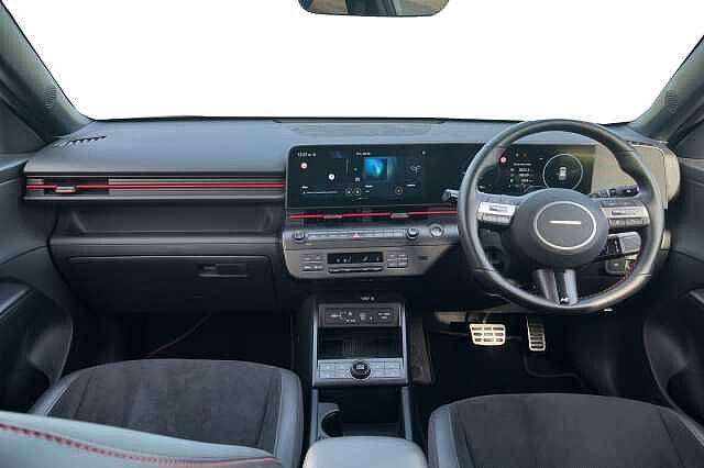 Hyundai KONA 1.6 H Gdi N Line S Suv 5dr Petrol Hybrid Dct Euro 6 (s/s) (141 Ps) Atlas White