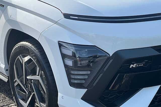 Hyundai KONA 1.6 H Gdi N Line S Suv 5dr Petrol Hybrid Dct Euro 6 (s/s) (141 Ps) Atlas White