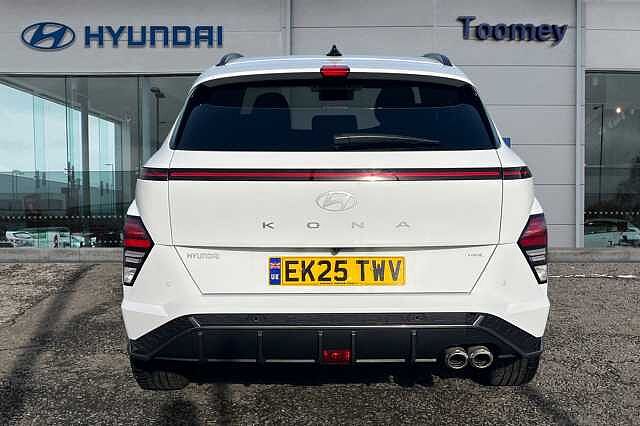 Hyundai KONA 1.6 H Gdi N Line S Suv 5dr Petrol Hybrid Dct Euro 6 (s/s) (141 Ps) Atlas White
