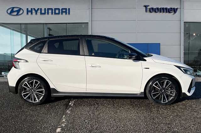 Hyundai I20 1.0 T Gdi Mhev N Line Hatchback 5dr Petrol Hybrid Dct Euro 6 (s/s) (120 Ps) White