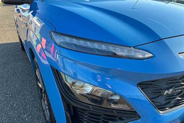 Hyundai KONA 1.0 T Gdi Mhev N Line Suv 5dr Petrol Hybrid Manual Euro 6 (s/s) (120 Ps) Blue