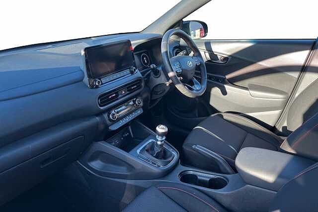 Hyundai KONA 1.0 T Gdi Mhev N Line Suv 5dr Petrol Hybrid Manual Euro 6 (s/s) (120 Ps) Blue
