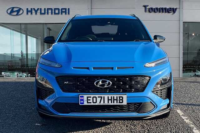 Hyundai KONA 1.0 T Gdi Mhev N Line Suv 5dr Petrol Hybrid Manual Euro 6 (s/s) (120 Ps) Blue