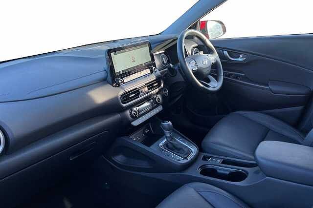 Hyundai KONA 1.6 H Gdi Ultimate Suv 5dr Petrol Hybrid Dct Euro 6 (s/s) (141 Ps) Ignite Flame