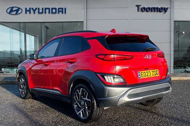 Hyundai KONA 1.6 H Gdi Ultimate Suv 5dr Petrol Hybrid Dct Euro 6 (s/s) (141 Ps) Ignite Flame