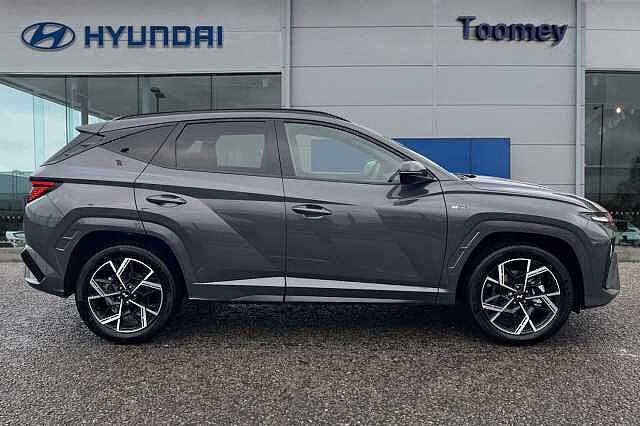 Hyundai TUCSON 1.6 T Gdi N Line Suv 5dr Petrol Hybrid Auto Euro 6 (s/s) (215 Ps) Ecotronic Grey