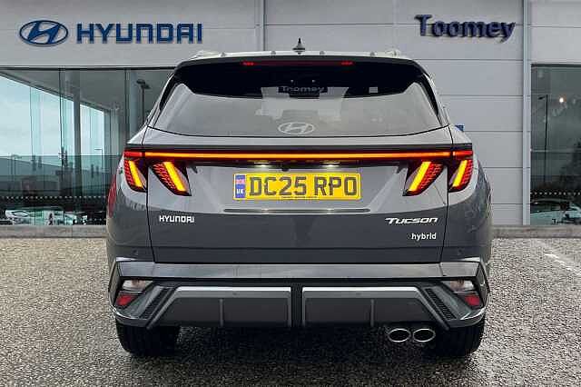 Hyundai TUCSON 1.6 T Gdi N Line Suv 5dr Petrol Hybrid Auto Euro 6 (s/s) (215 Ps) Ecotronic Grey