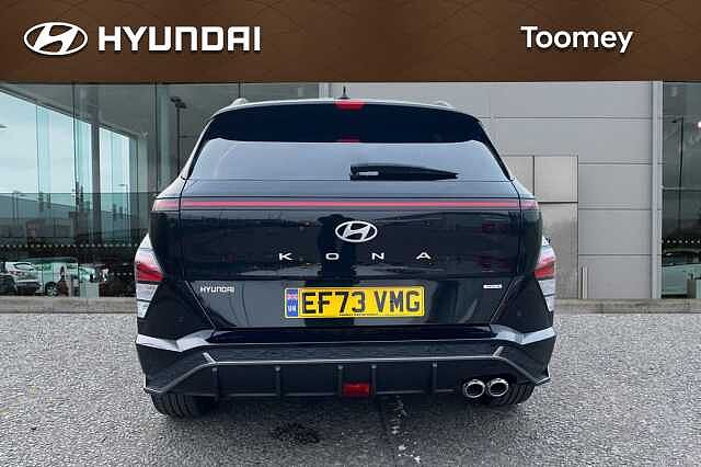 Hyundai KONA 1.6 H Gdi N Line Suv 5dr Petrol Hybrid Dct Euro 6 (s/s) (141 Ps) Abyss Black