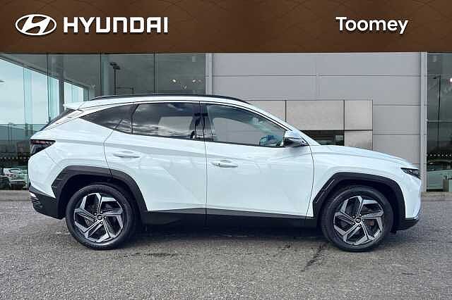 Hyundai TUCSON 1.6 H T Gdi Premium Suv 5dr Petrol Hybrid Auto Euro 6 (s/s) (230 Ps) Polar White