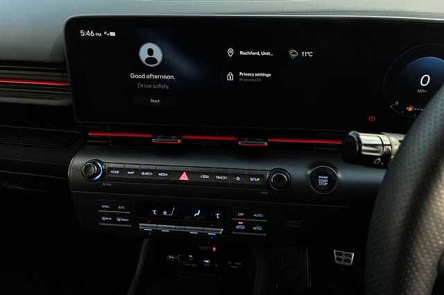 Hyundai KONA 1.6 T Gdi N Line Suv 5dr Petrol Manual Euro 6 (s/s) (138 Ps) Abyss Black