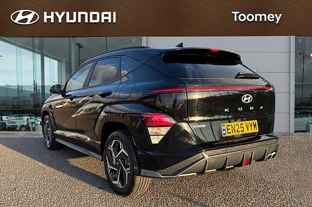 Hyundai KONA 1.6 T Gdi N Line Suv 5dr Petrol Manual Euro 6 (s/s) (138 Ps) Abyss Black