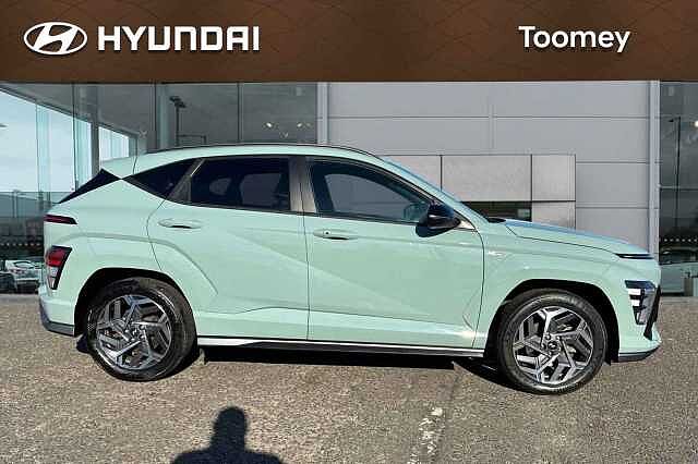 Hyundai KONA 1.6 H Gdi N Line Suv 5dr Petrol Hybrid Dct Euro 6 (s/s) (141 Ps) Green