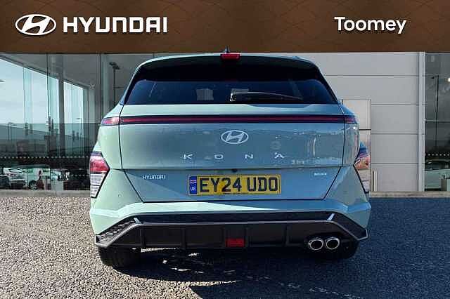 Hyundai KONA 1.6 H Gdi N Line Suv 5dr Petrol Hybrid Dct Euro 6 (s/s) (141 Ps) Green