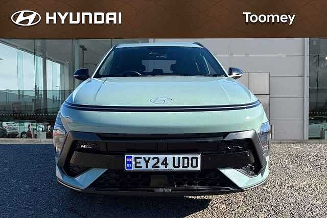 Hyundai KONA 1.6 H Gdi N Line Suv 5dr Petrol Hybrid Dct Euro 6 (s/s) (141 Ps) Green
