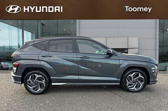 Hyundai KONA 1.6 T Gdi N Line Suv 5dr Petrol Manual Euro 6 (s/s) (138 Ps) Ecotronic Grey