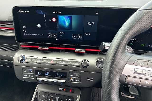 Hyundai KONA 1.6 H Gdi N Line Suv 5dr Petrol Hybrid Dct Euro 6 (s/s) (129 Ps) Abyss Black