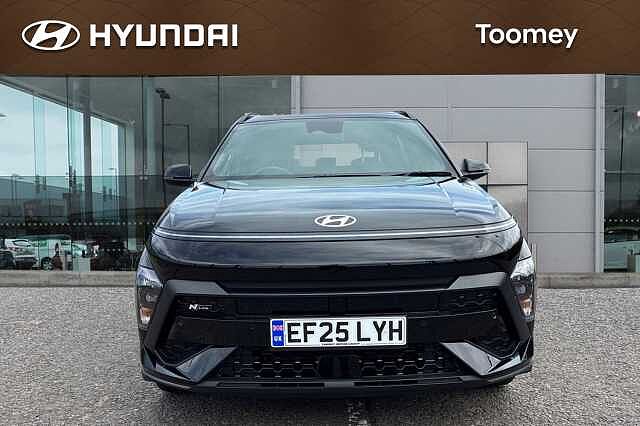 Hyundai KONA 1.6 H Gdi N Line Suv 5dr Petrol Hybrid Dct Euro 6 (s/s) (129 Ps) Abyss Black