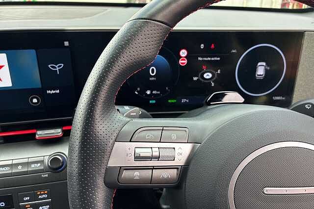 Hyundai KONA 1.6 H Gdi N Line Suv 5dr Petrol Hybrid Dct Euro 6 (s/s) (129 Ps) Atlas White