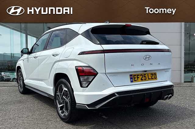 Hyundai KONA 1.6 H Gdi N Line Suv 5dr Petrol Hybrid Dct Euro 6 (s/s) (129 Ps) Atlas White