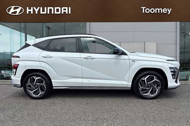 Hyundai KONA 1.6 H Gdi N Line Suv 5dr Petrol Hybrid Dct Euro 6 (s/s) (129 Ps) Atlas White