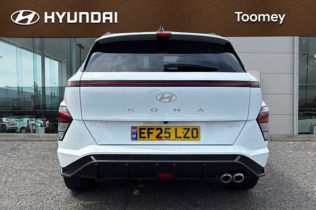 Hyundai KONA 1.6 H Gdi N Line Suv 5dr Petrol Hybrid Dct Euro 6 (s/s) (129 Ps) Atlas White