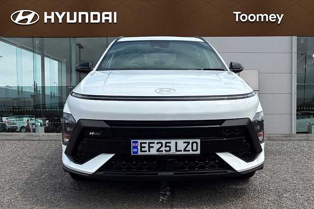 Hyundai KONA 1.6 H Gdi N Line Suv 5dr Petrol Hybrid Dct Euro 6 (s/s) (129 Ps) Atlas White