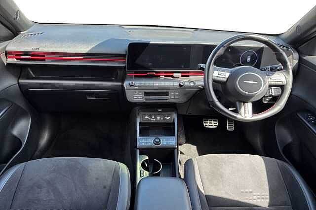 Hyundai KONA 1.6 H Gdi N Line S Suv 5dr Petrol Hybrid Dct Euro 6 (s/s) (141 Ps) Abyss Black
